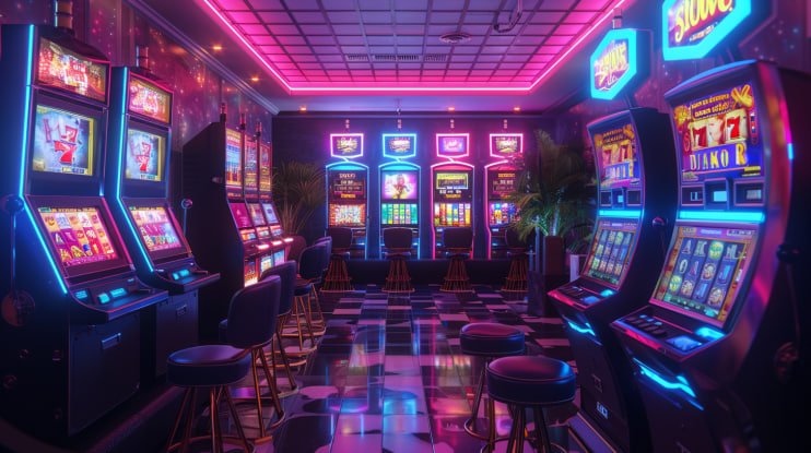 Live Texas Poker table on unik777 slot with dealer and community cards displayed